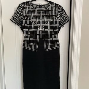NWT authentic Herve Leger TIANA cocktail dress.